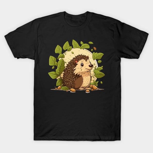 Hedge Hog Cute T-Shirt by FotoTee